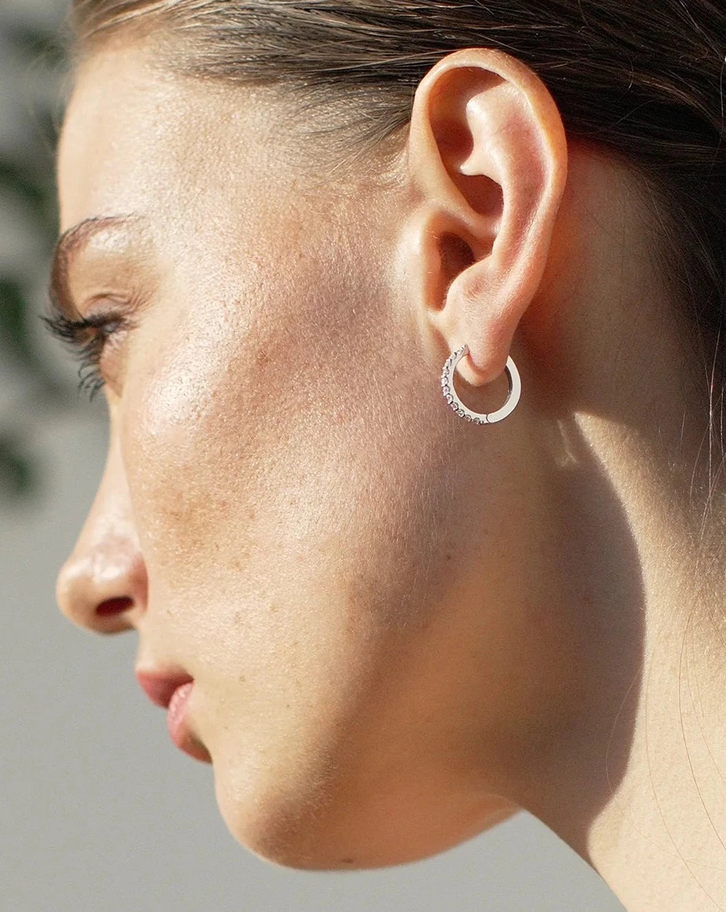 Silver Hoops