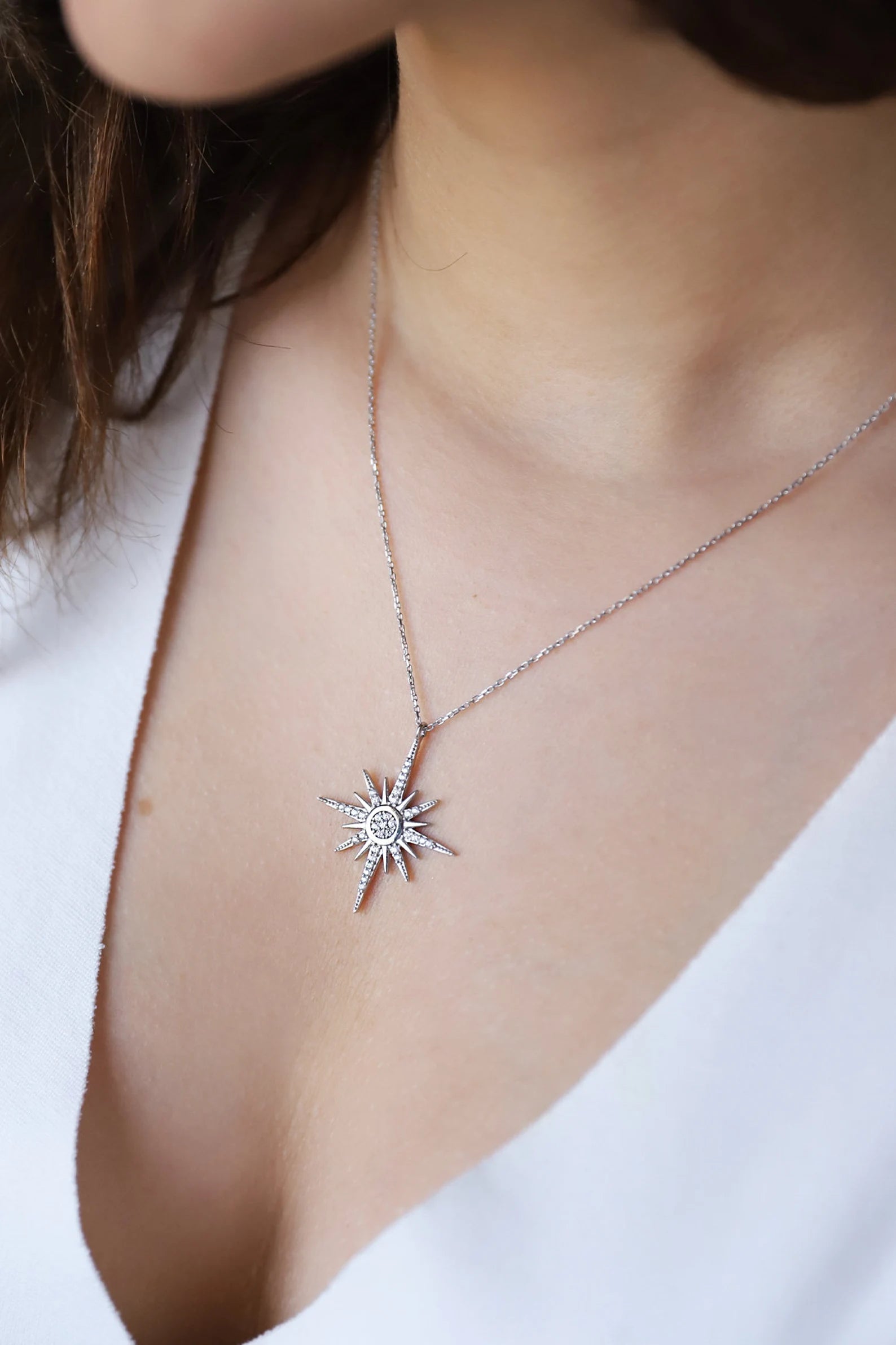 Sirius Star Necklace - ARTSY SILVER