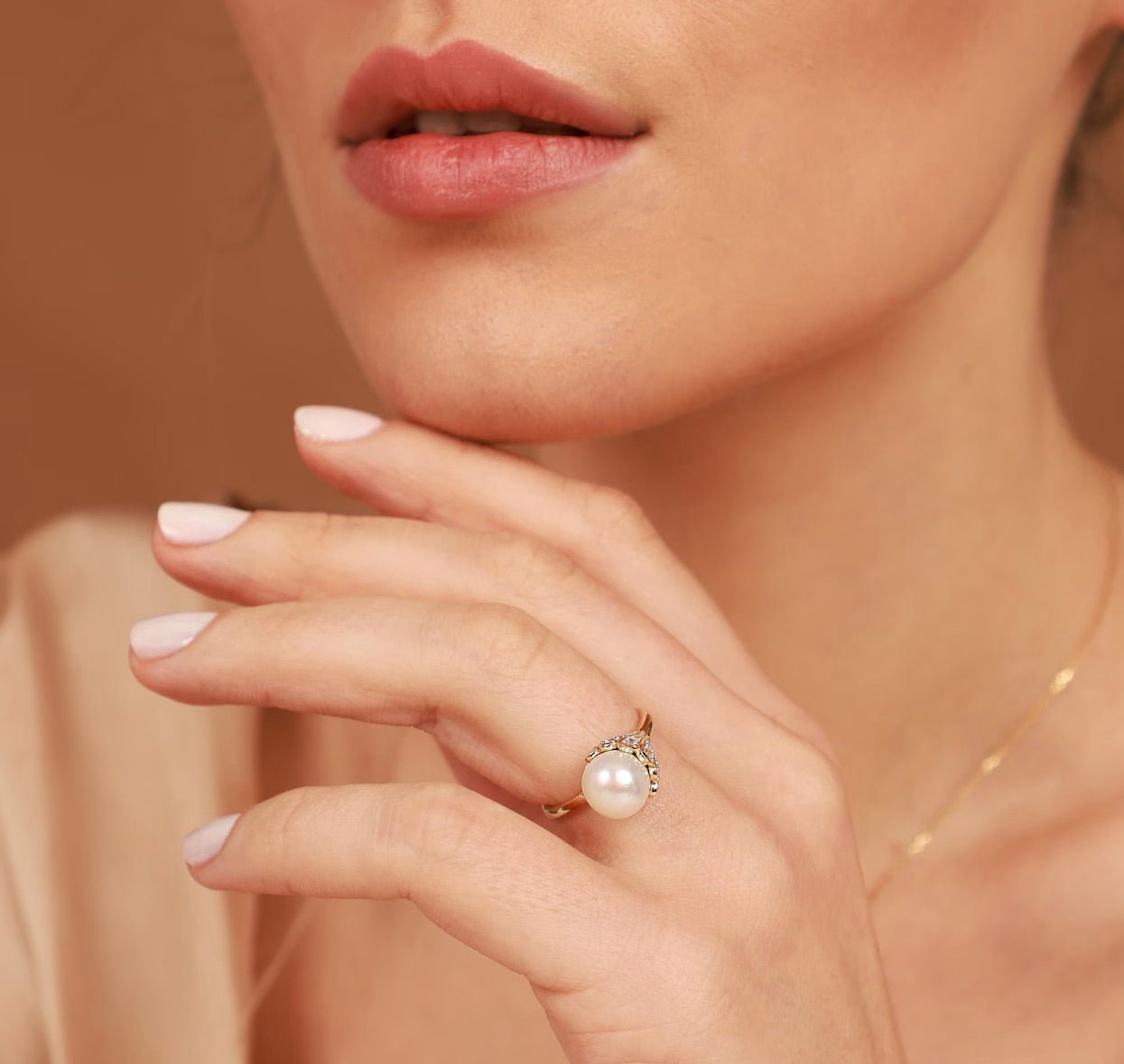 Special Day Pearl Ring - ARTSY SILVER