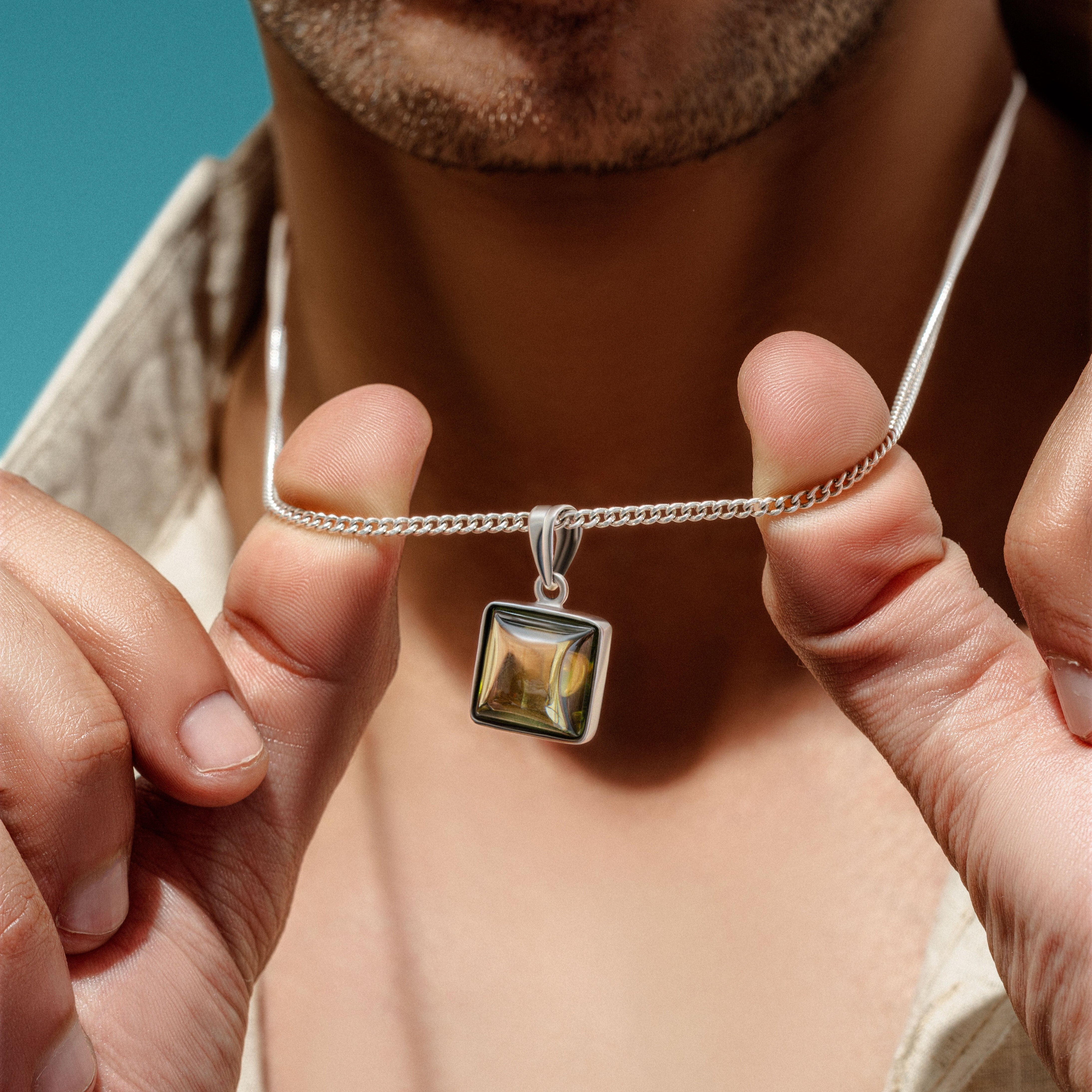 Heat Necklace - ARTSY SILVER