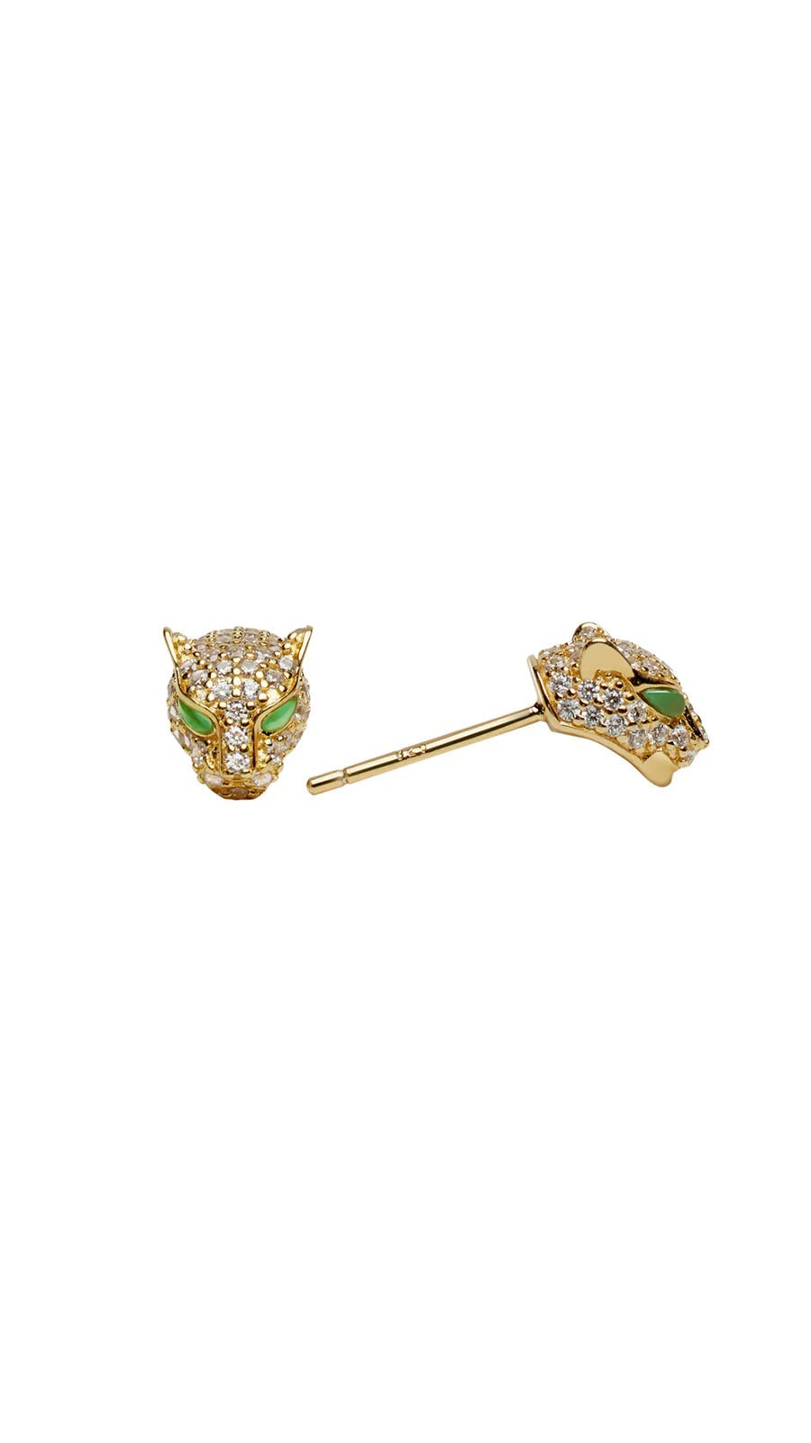Stay Wild Tiger Earrings - ARTSY SILVER