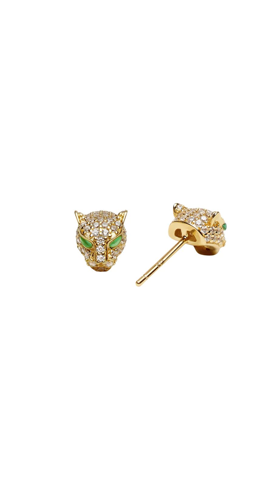 Stay Wild Tiger Earrings - ARTSY SILVER