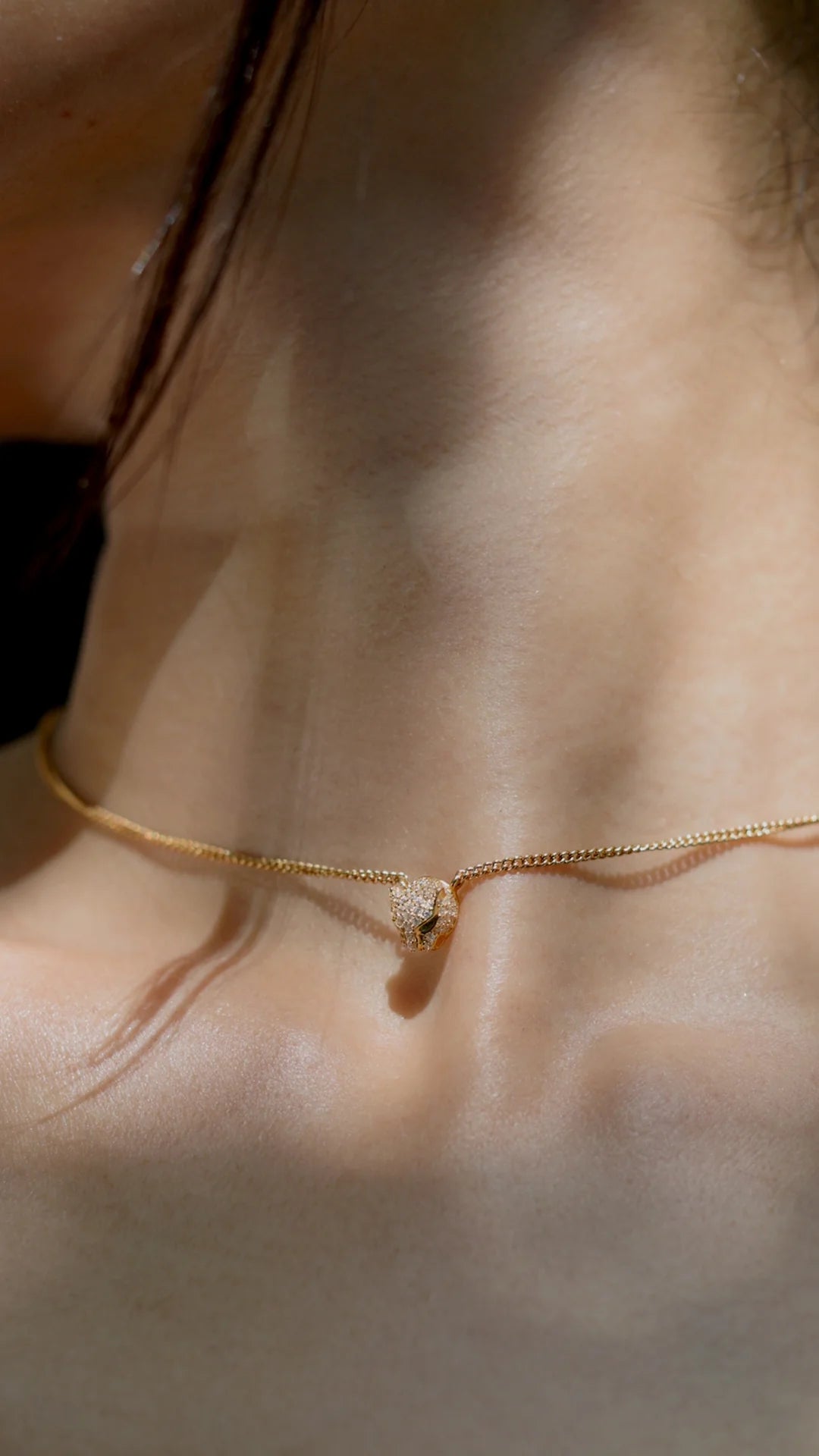 Stay Wild Gold Plated Necklace - ARTSY SILVER