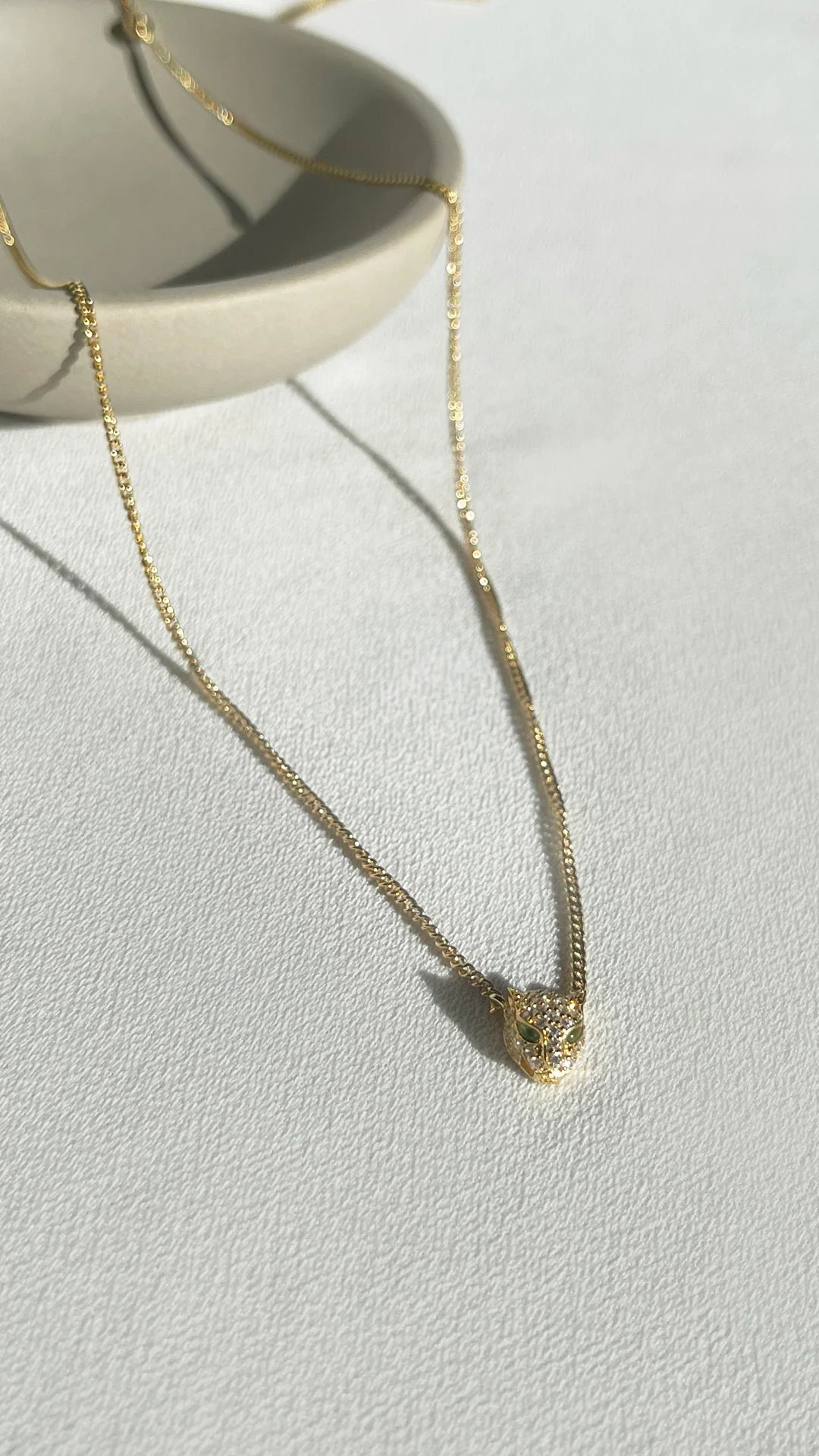 Stay Wild Gold Plated Necklace - ARTSY SILVER