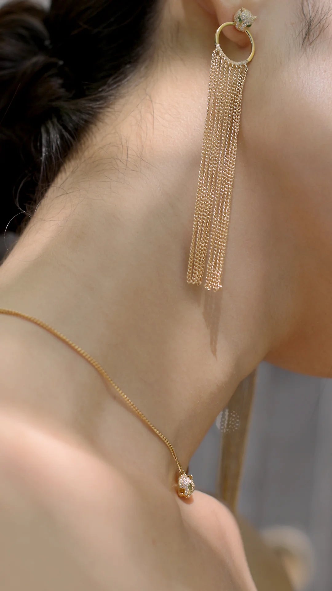 Stay Wild Gold Plated Necklace - ARTSY SILVER