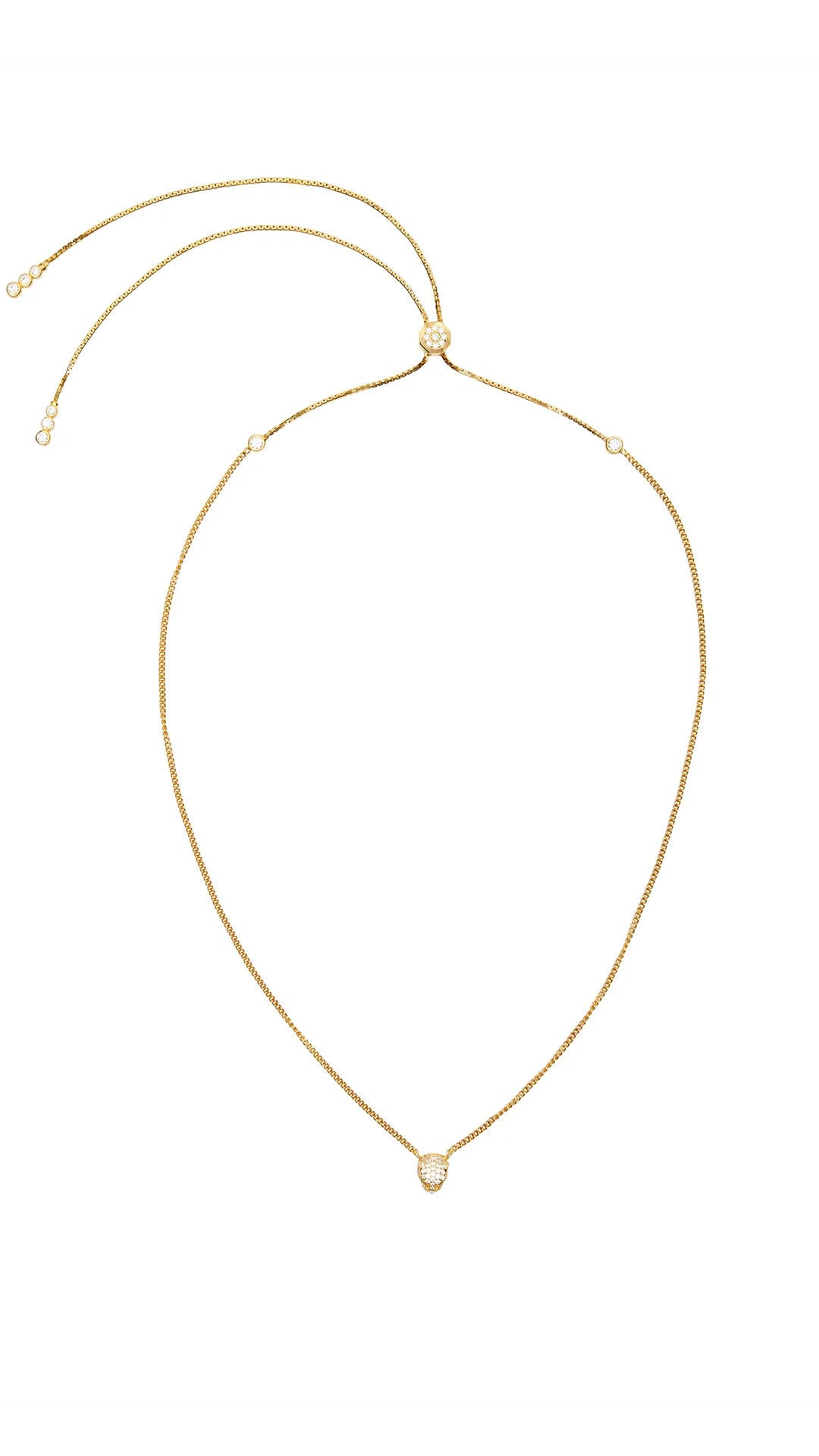Stay Wild Gold Plated Necklace - ARTSY SILVER