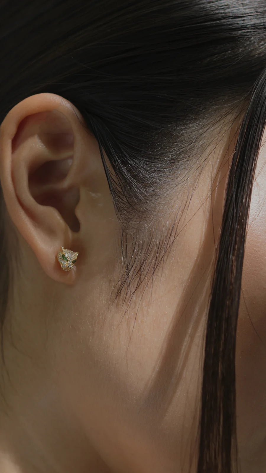 Stay Wild Tiger Earrings - ARTSY SILVER