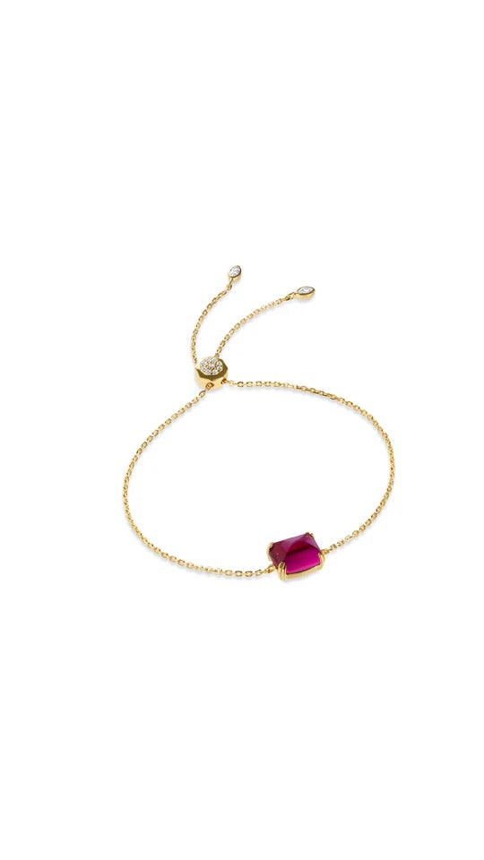 Cherry On Top Ruby Bracelet