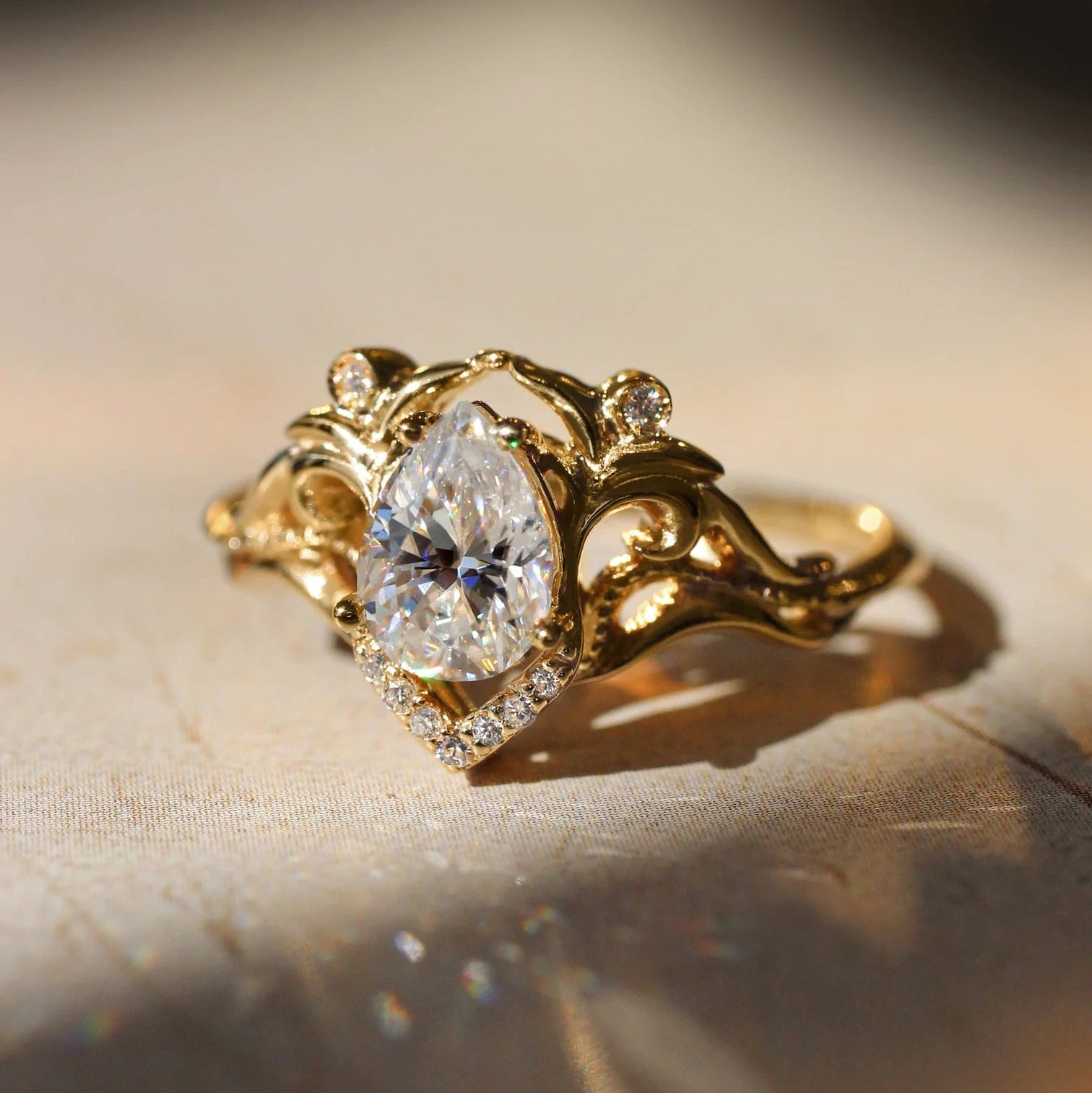 Zircon Glaze Ring - ARTSY SILVER