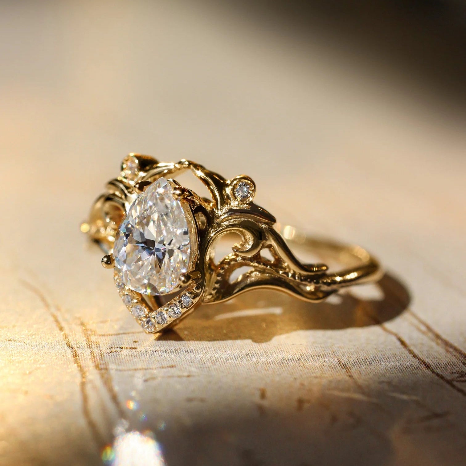 Zircon Glaze Ring - ARTSY SILVER