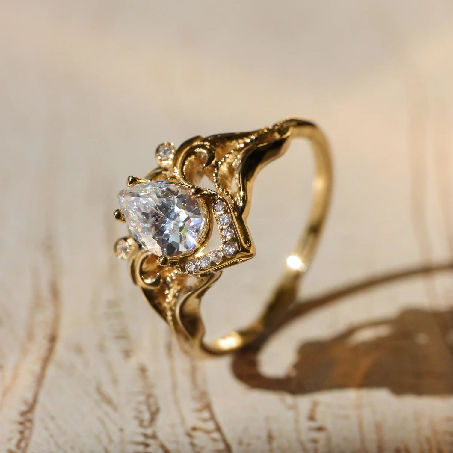 Zircon Glaze Ring - ARTSY SILVER