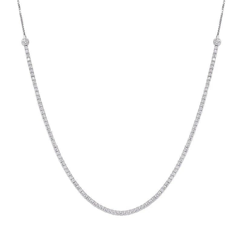 Tennis Choker 3mm - ARTSY SILVER
