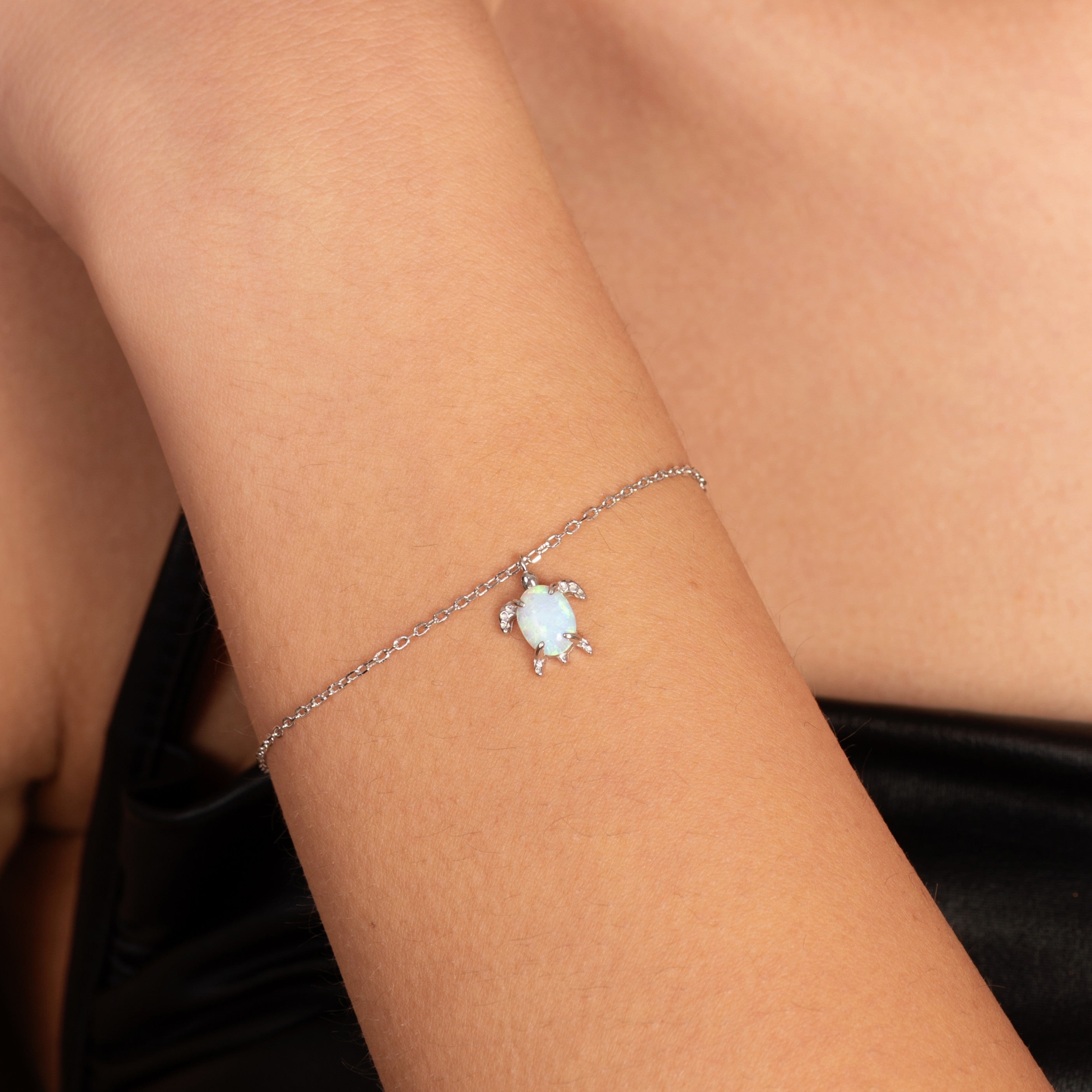 Tenytiny Turtle Opal Bracelet