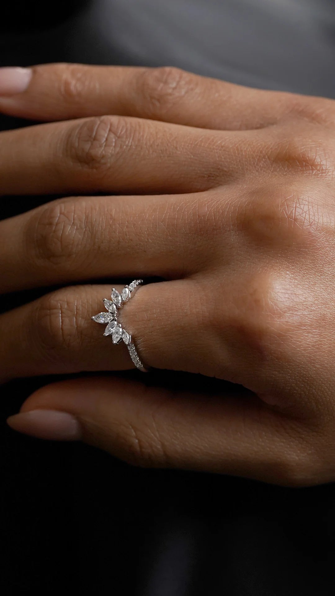 Venice Zircon Silver Ring - ARTSY SILVER