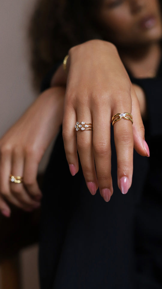 Your Timeless Zircon Gem Ring Gold Plating