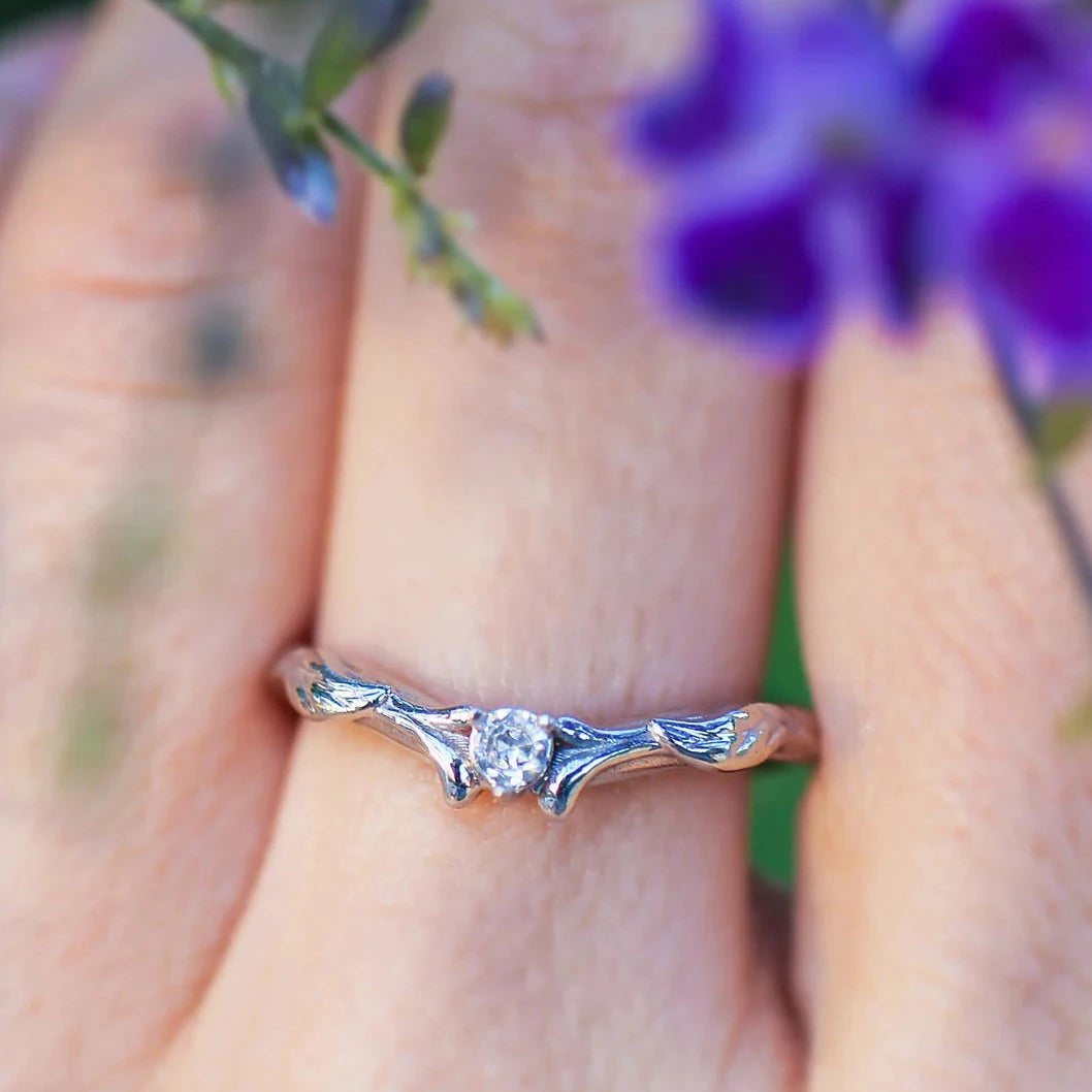 Sweet Love Promise Band - ARTSY SILVER