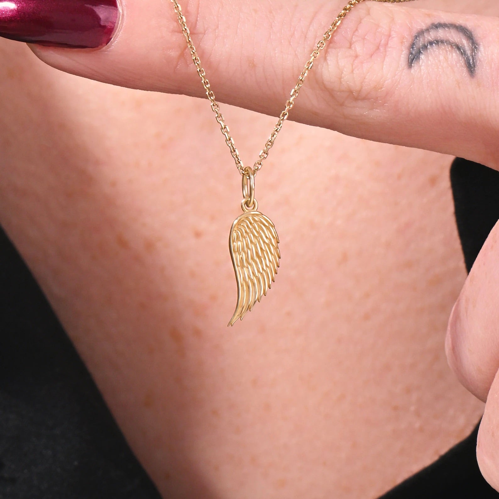 Angel Wing Necklace - ARTSY SILVER