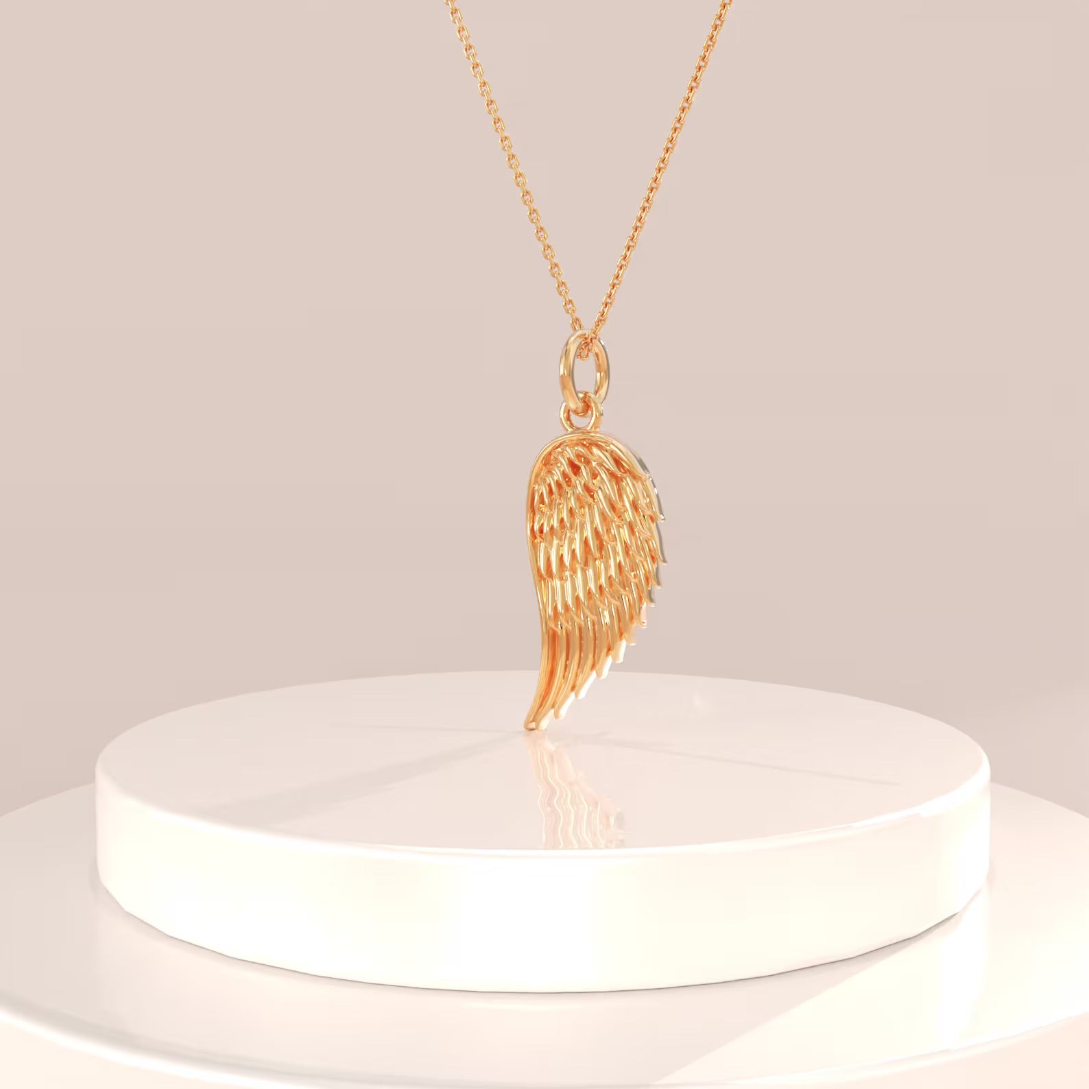 Angel Wing Necklace - ARTSY SILVER