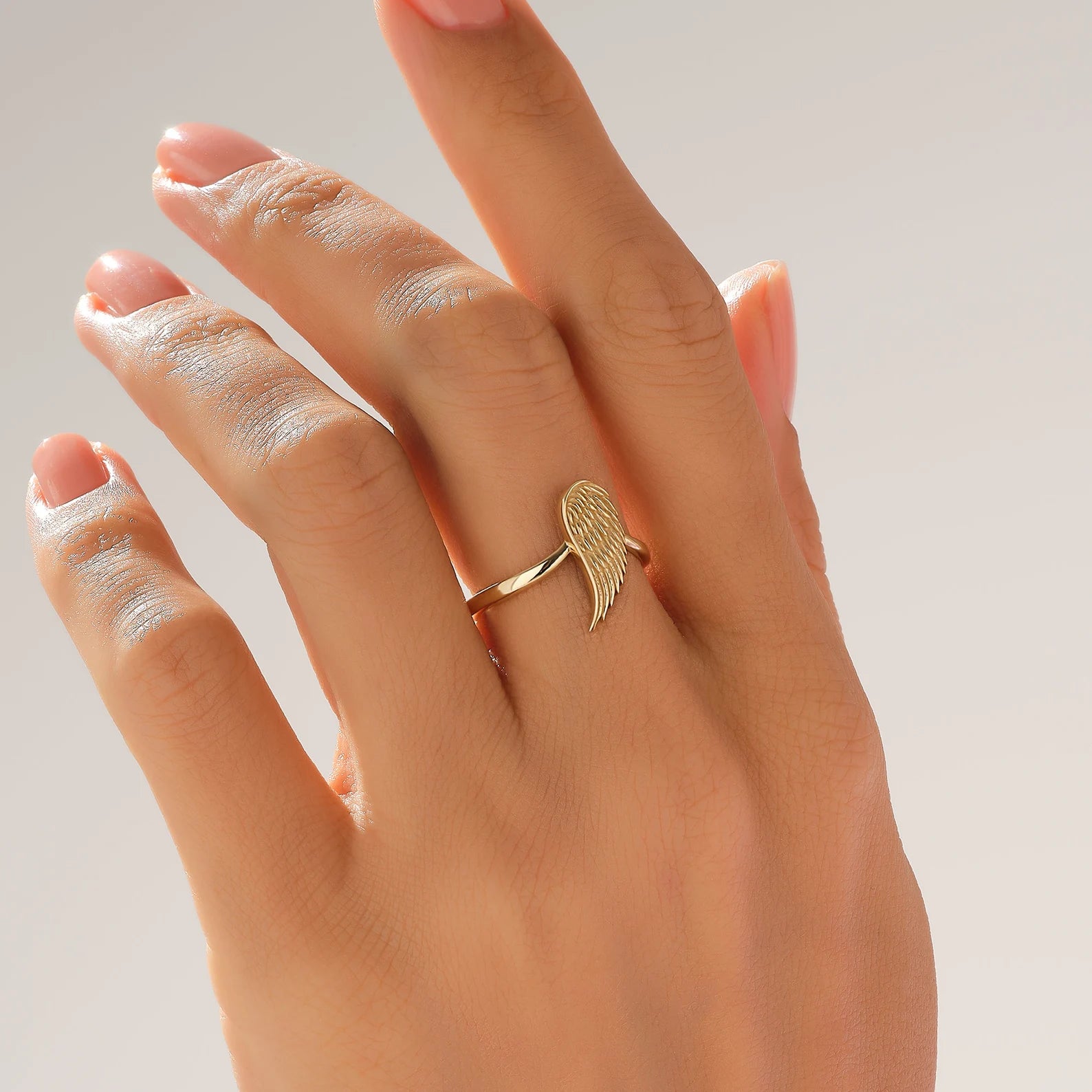 Angel Wing Ring - ARTSY SILVER