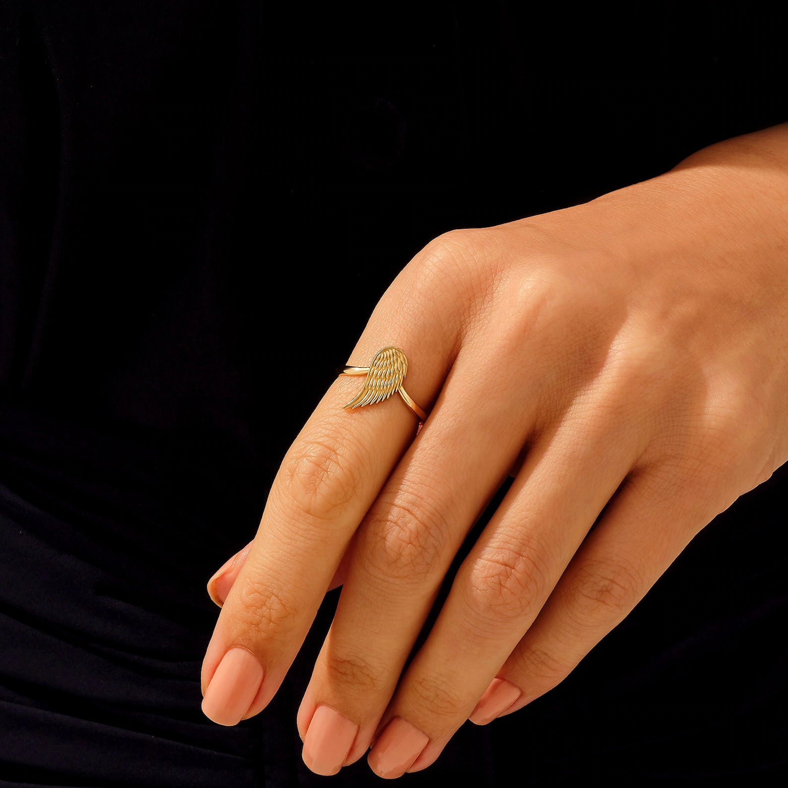 Angel Wing Ring - ARTSY SILVER