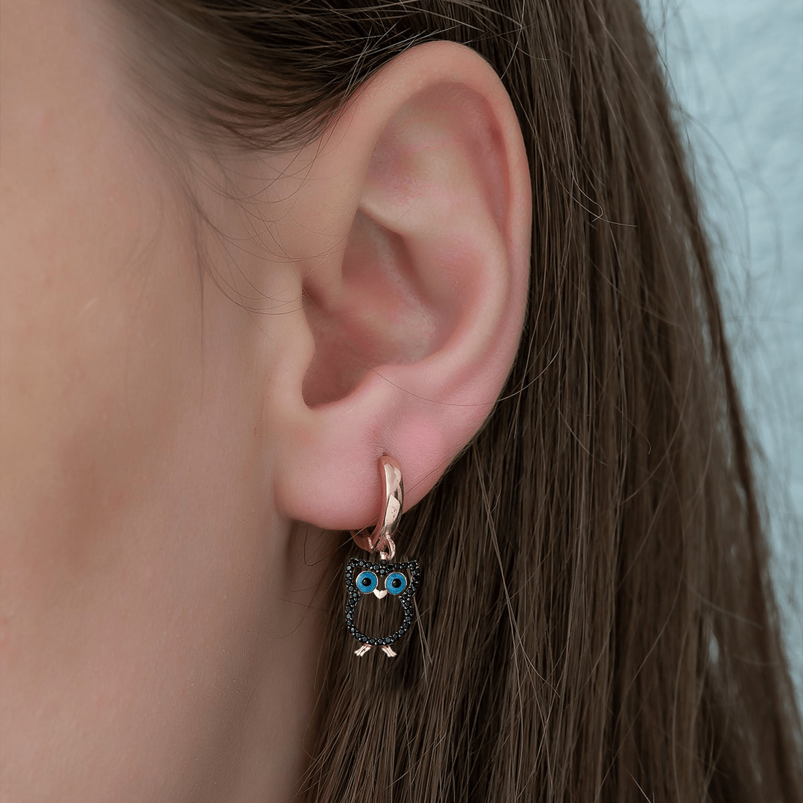 Black Owl Set - ARTSY SILVER