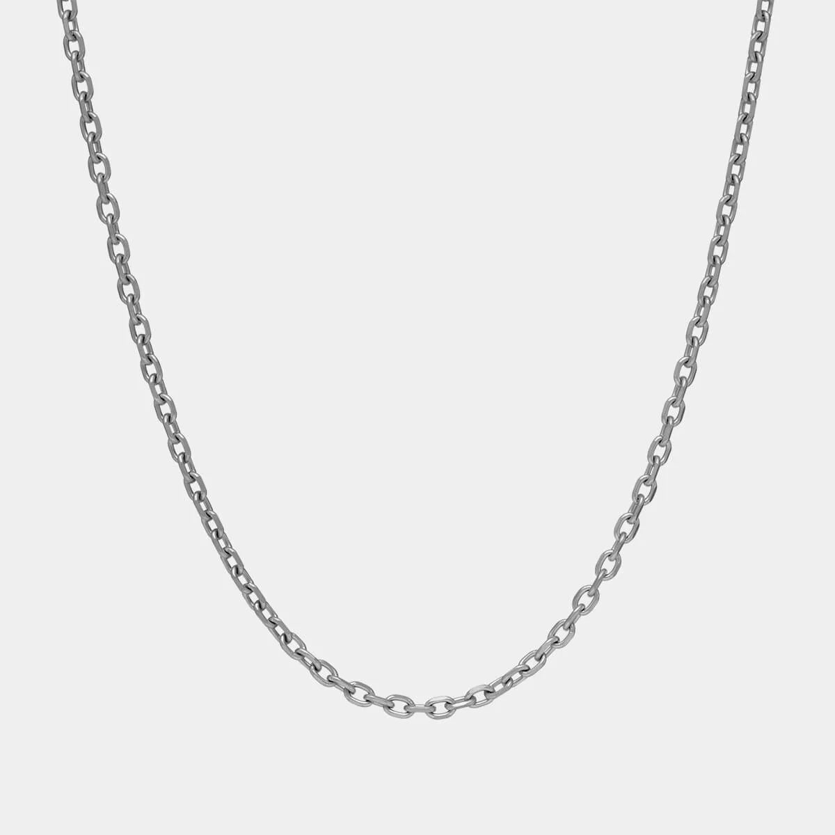 Cable Link Chain 3mm Silver - ARTSY SILVER