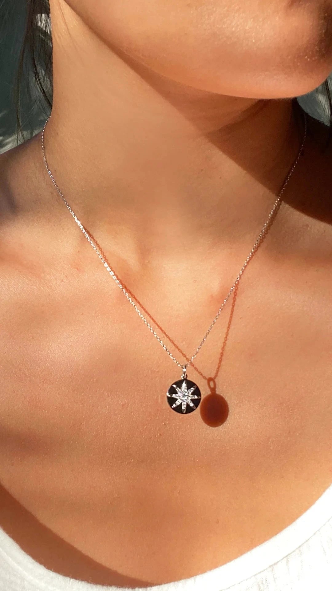 Luck Pole Star Silver Necklace - ARTSY SILVER