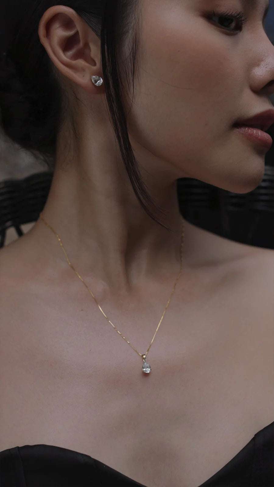 Chic Charm Gold Plated Necklace