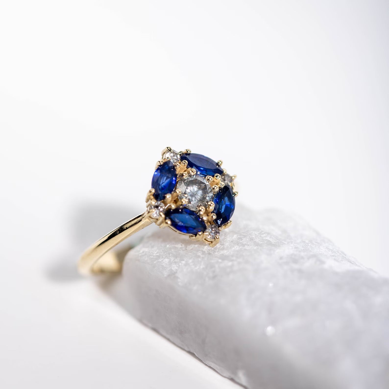 Clara Dream Sapphire Ring - ARTSY SILVER
