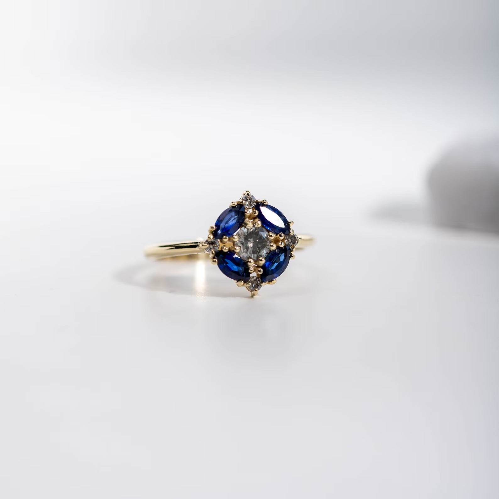 Clara Dream Sapphire Ring - ARTSY SILVER