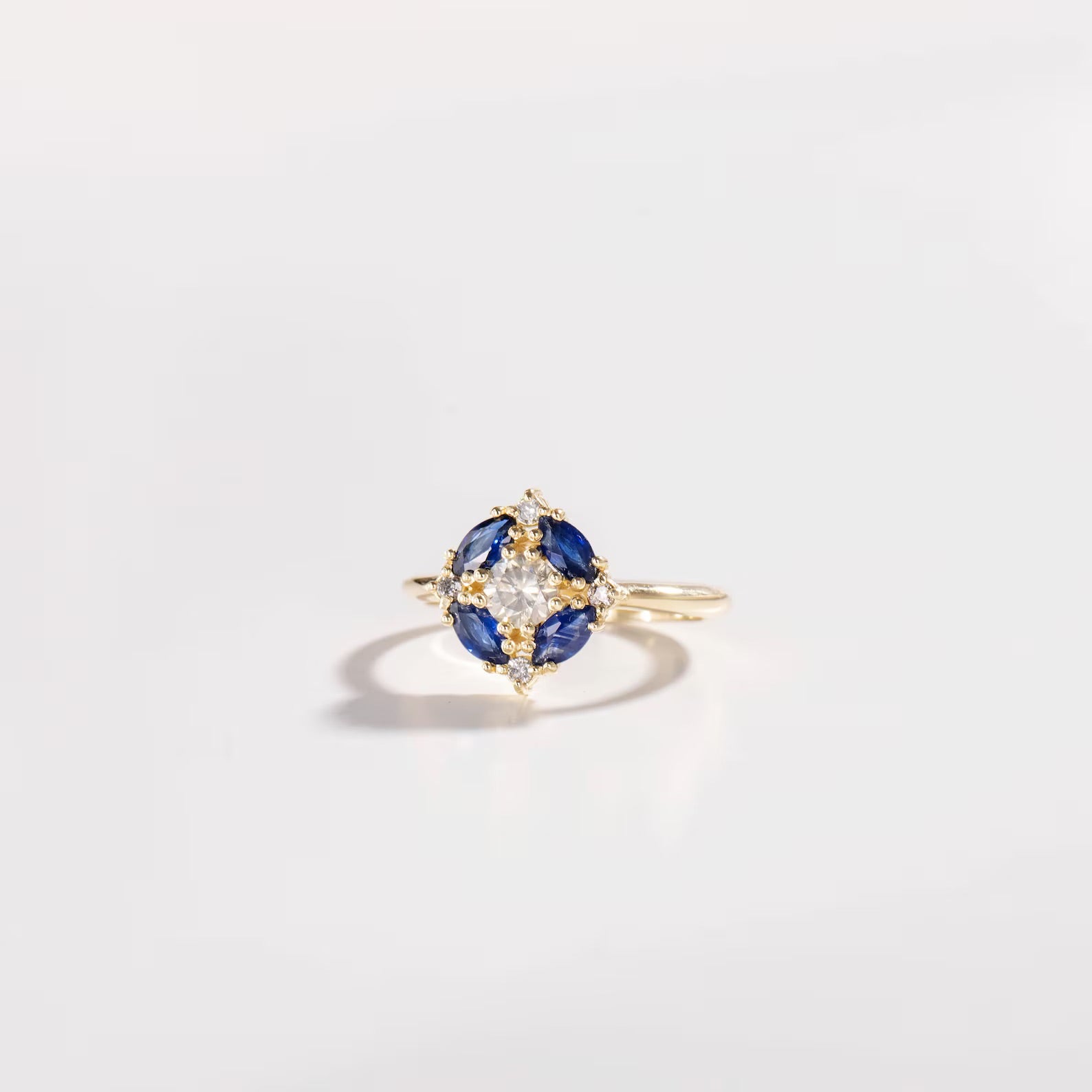 Clara Dream Sapphire Ring - ARTSY SILVER