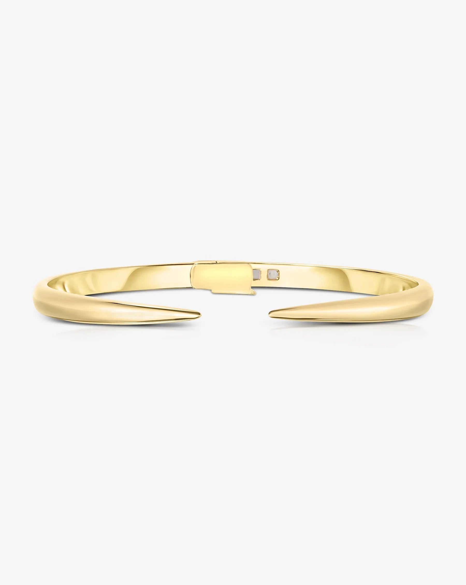 Claw Cuff Gold Plated Bangle - ARTSY SILVER