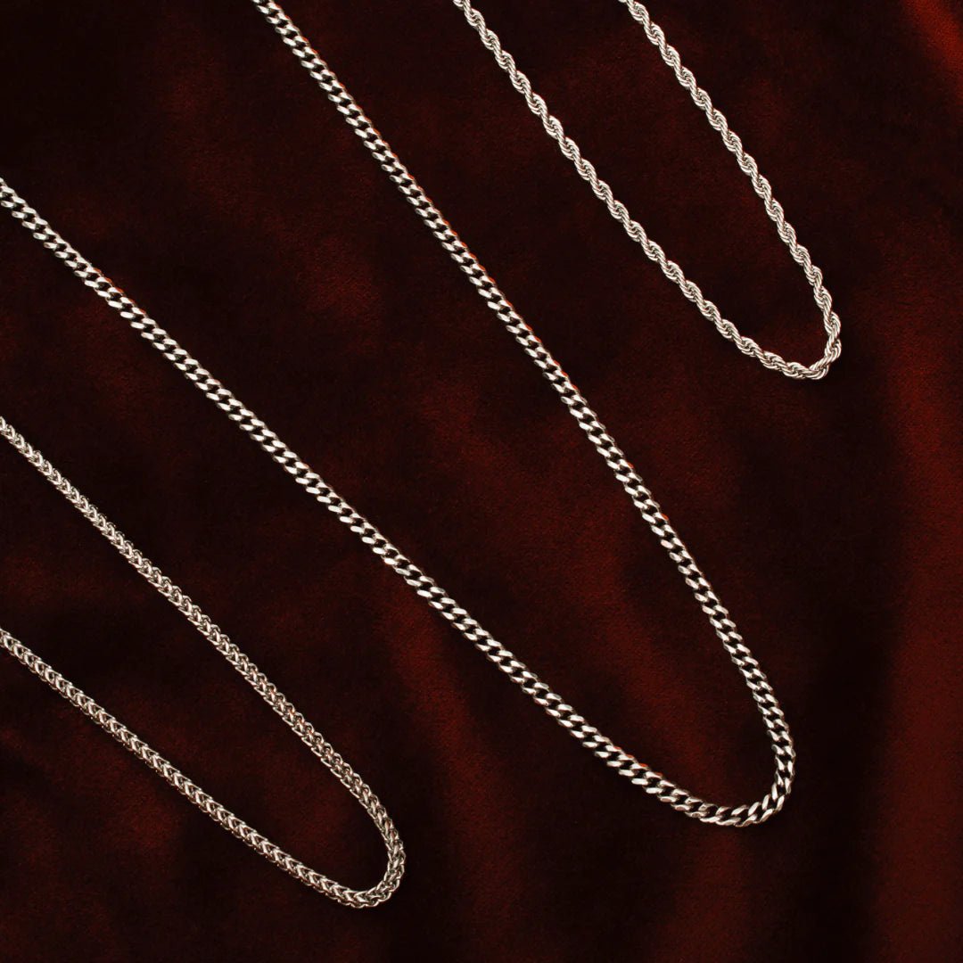 Cuban Link Chain 3mm Gold Plating - ARTSY SILVER