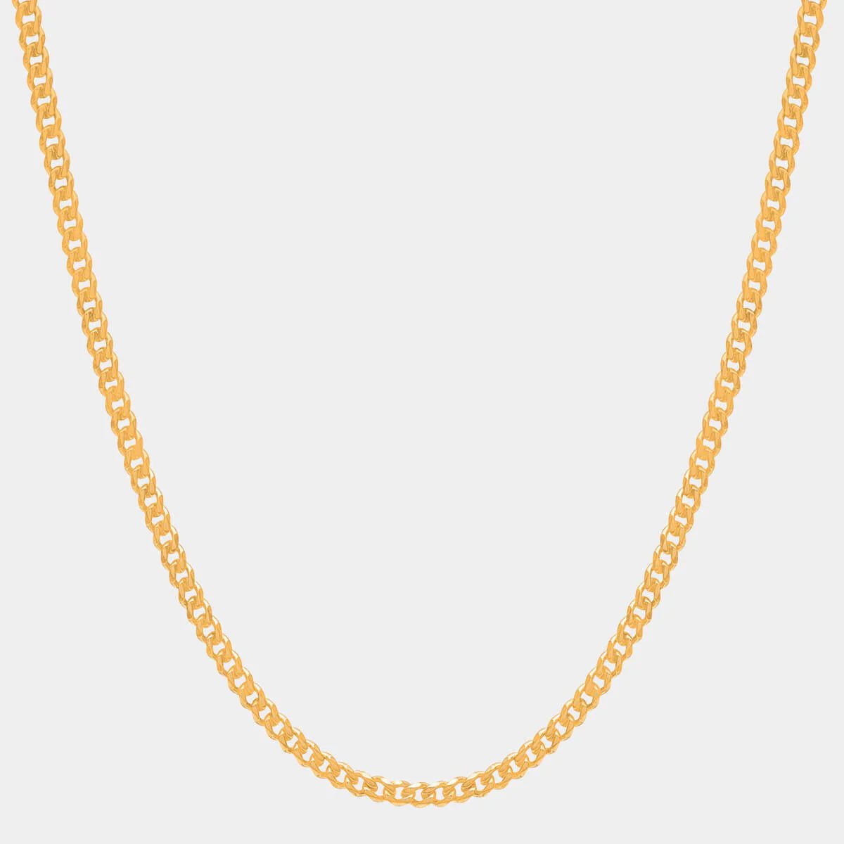 Cuban Link Chain 3mm Gold Plating - ARTSY SILVER
