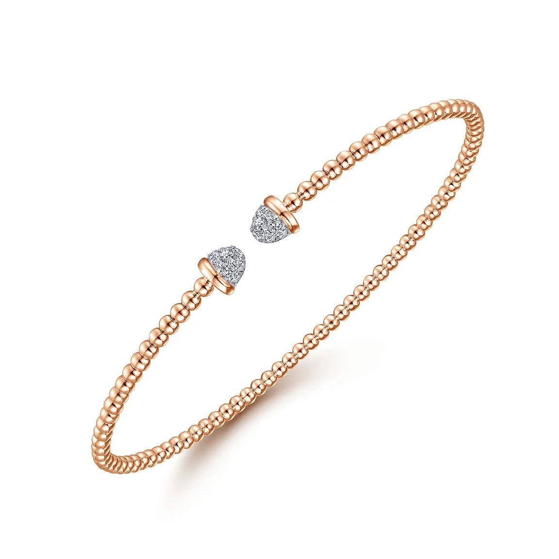 Cupid Zircon Bangle - ARTSY SILVER