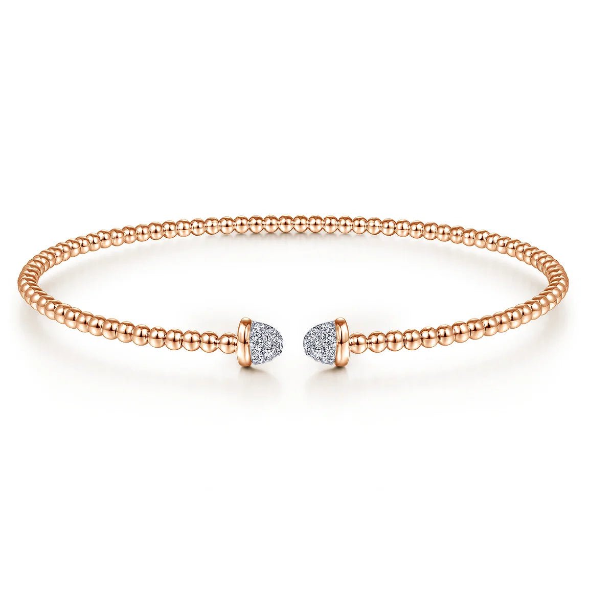 Cupid Zircon Bangle - ARTSY SILVER