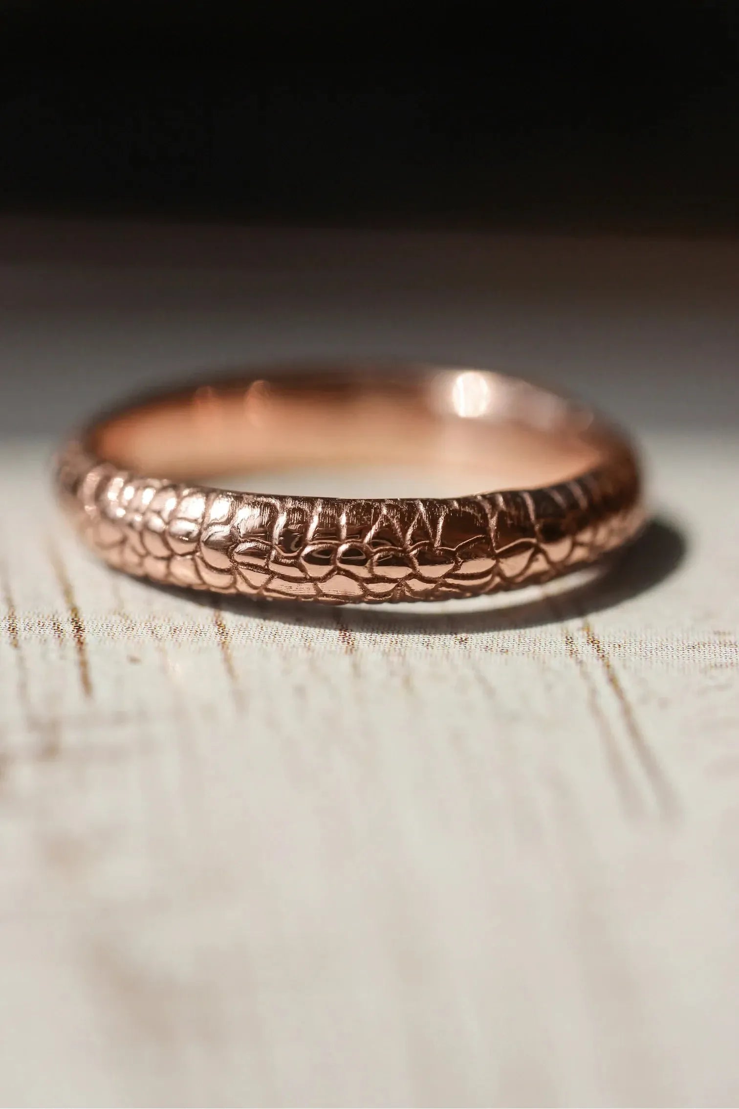 Daenerys Wedding Band - ARTSY SILVER