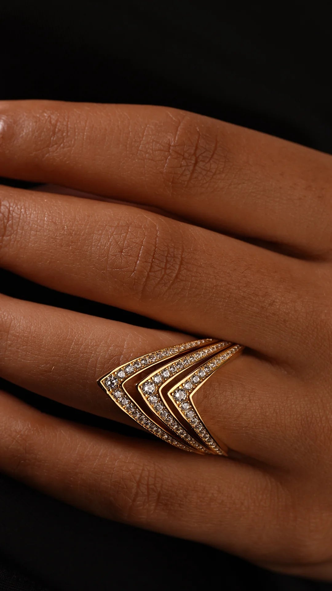 Boss Energy White Zircon Ring - ARTSY SILVER
