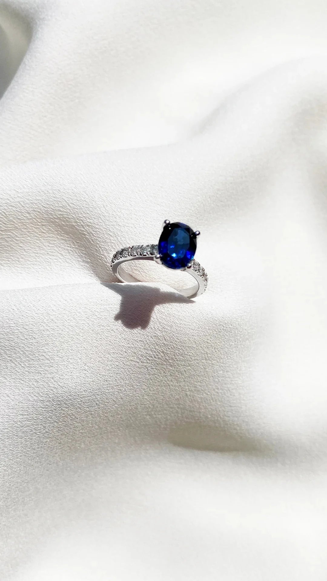 Forever Yours Sapphire Ring - ARTSY SILVER