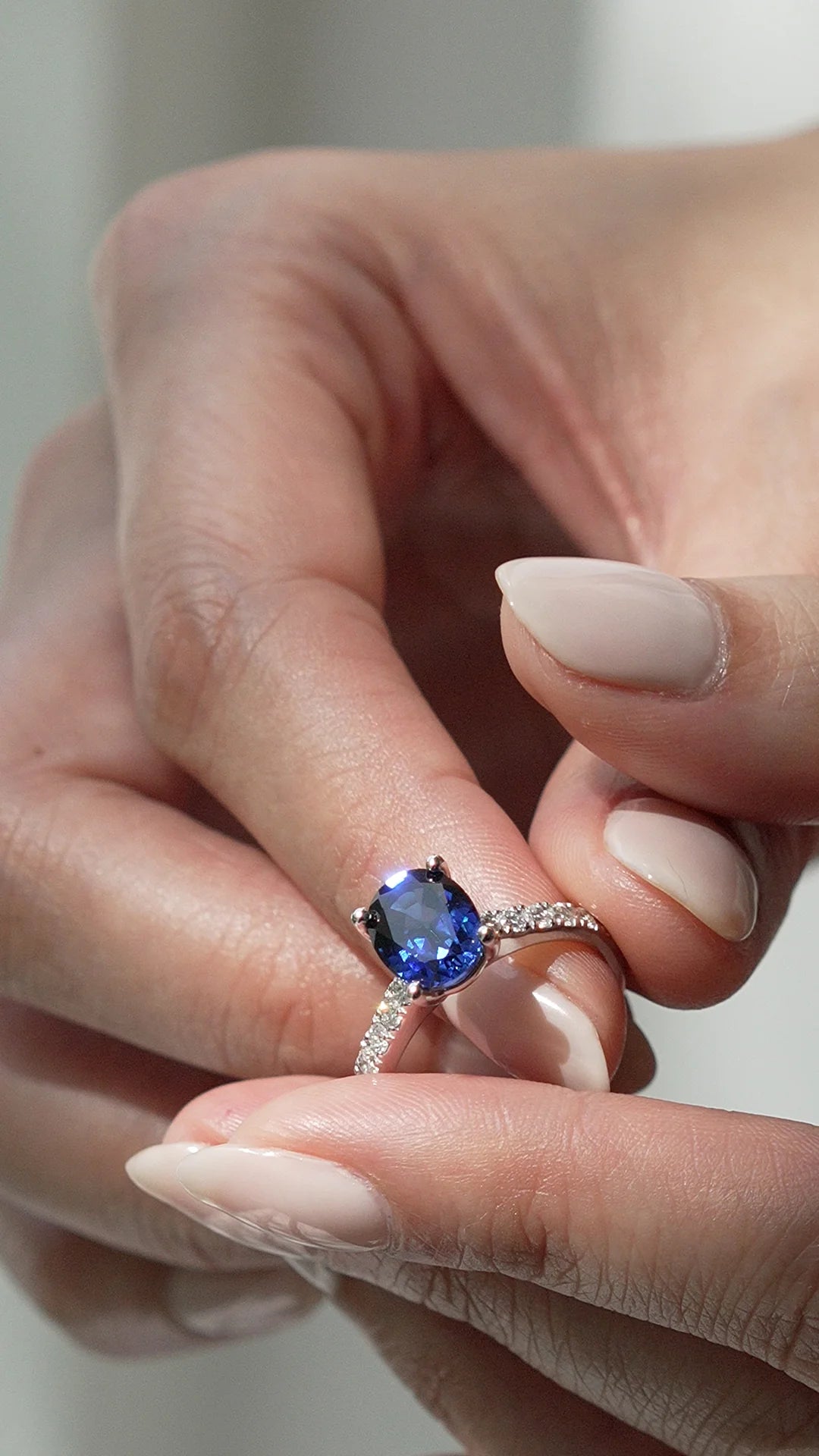 Forever Yours Sapphire Ring - ARTSY SILVER