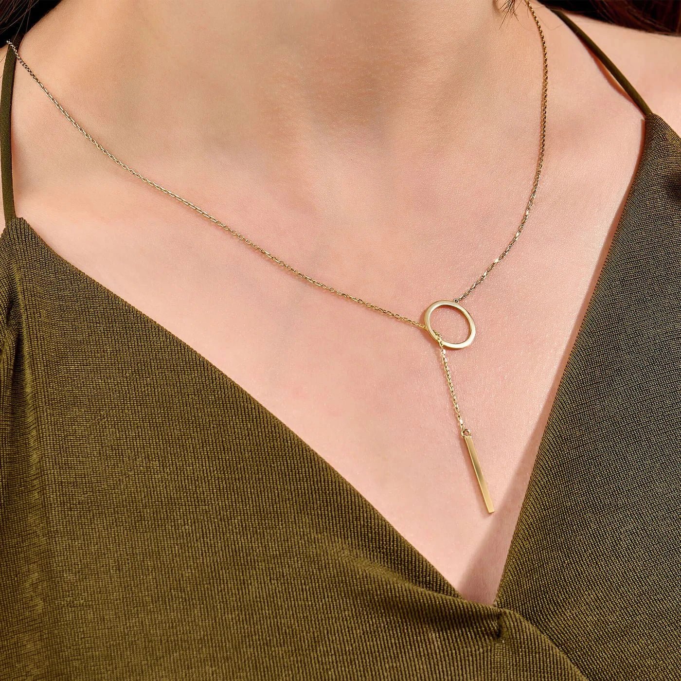 Glow Up Lariat Y Necklace - ARTSY SILVER