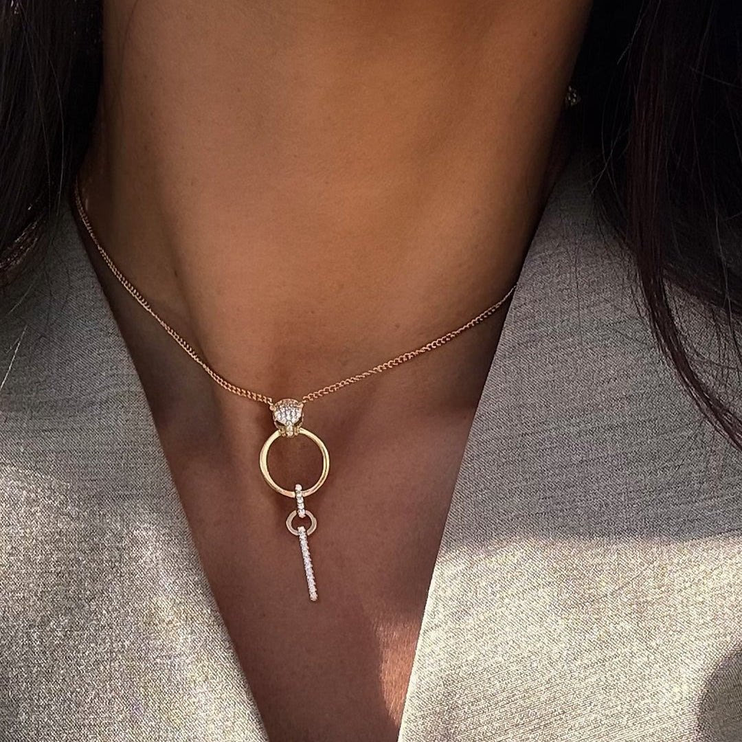 Wild Spark Earrings & Necklace Set - ARTSY SILVER