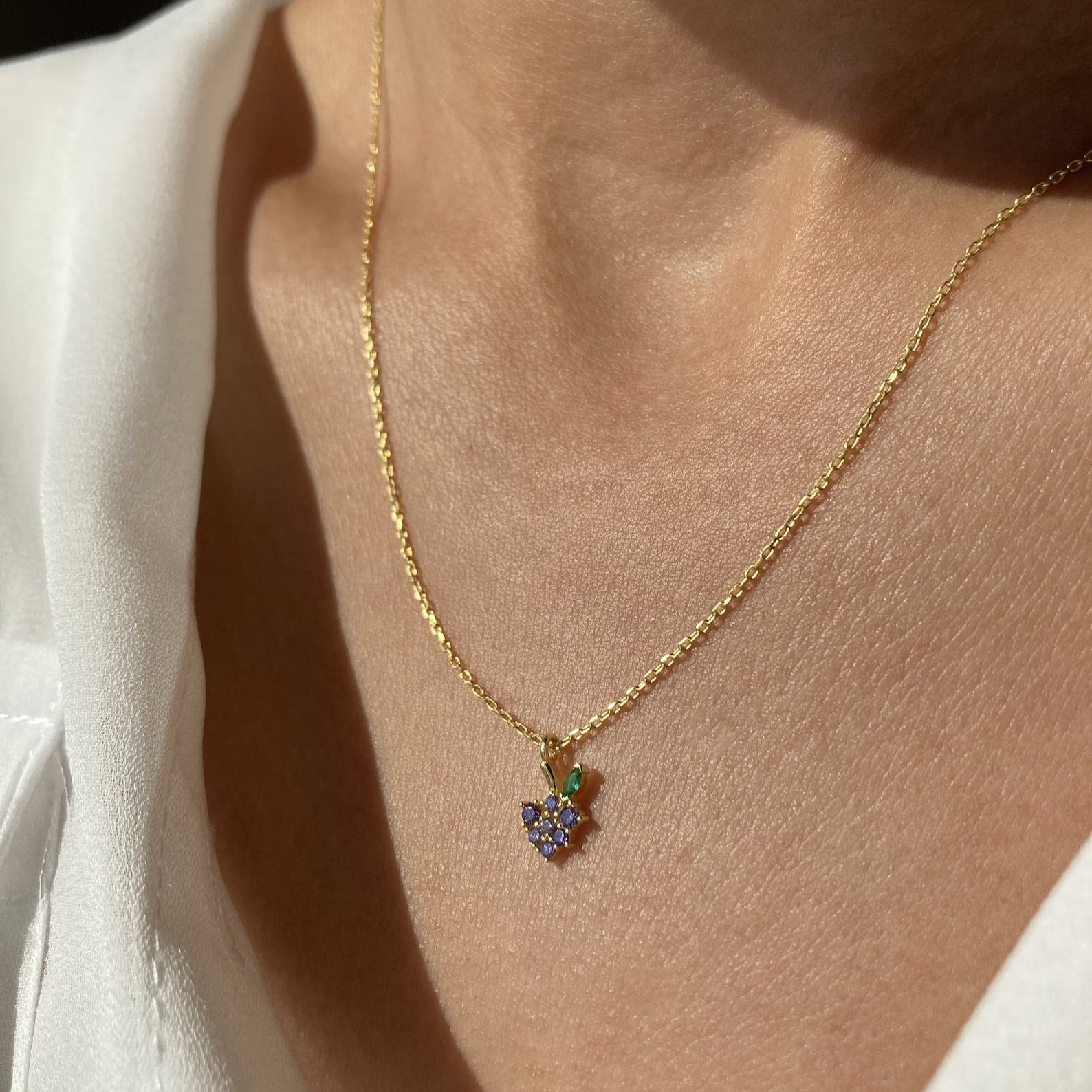Grape Necklace - ARTSY SILVER