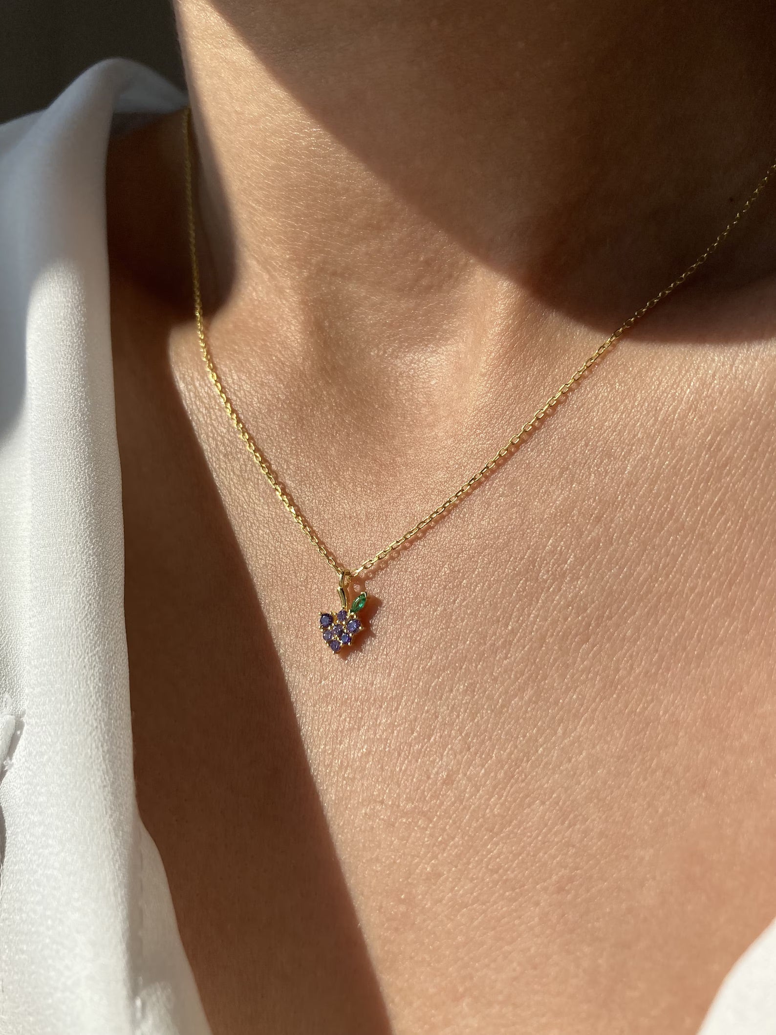Grape Necklace - ARTSY SILVER