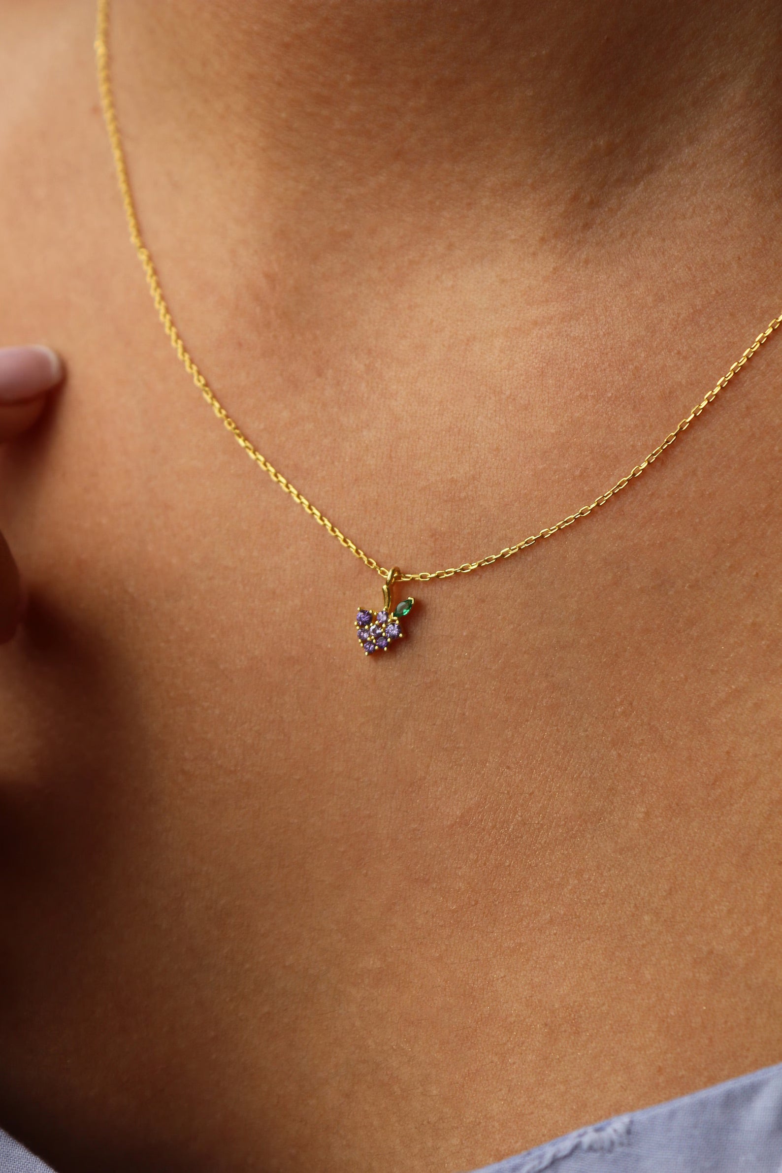 Grape Necklace - ARTSY SILVER