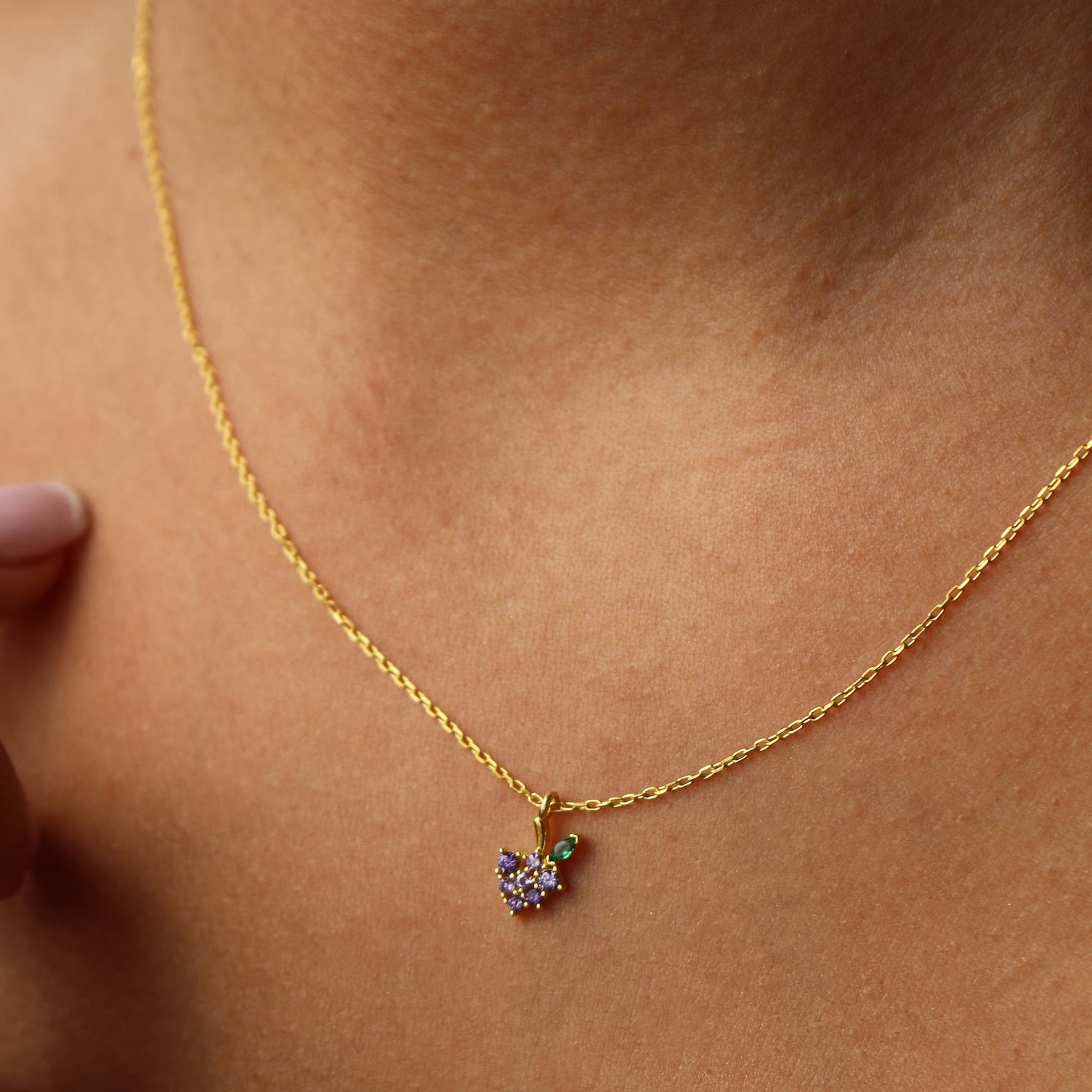 Grape Necklace - ARTSY SILVER