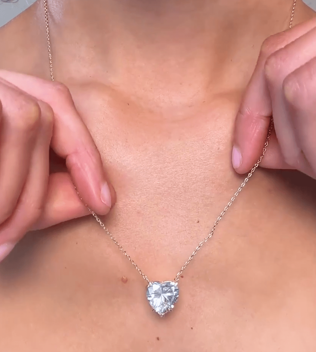 I Love You More Heart Necklace - ARTSY SILVER