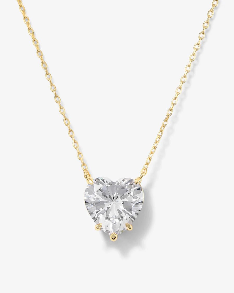 I Love You More Heart Necklace - ARTSY SILVER