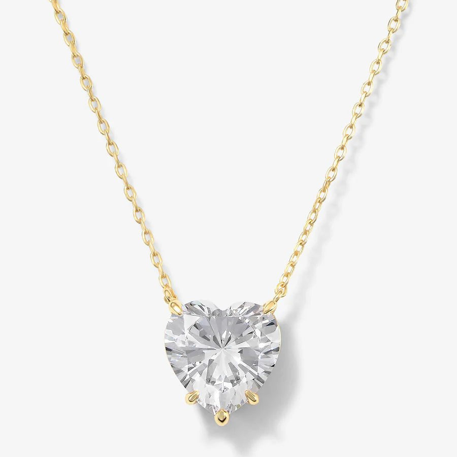 I Love You More Heart Necklace - ARTSY SILVER