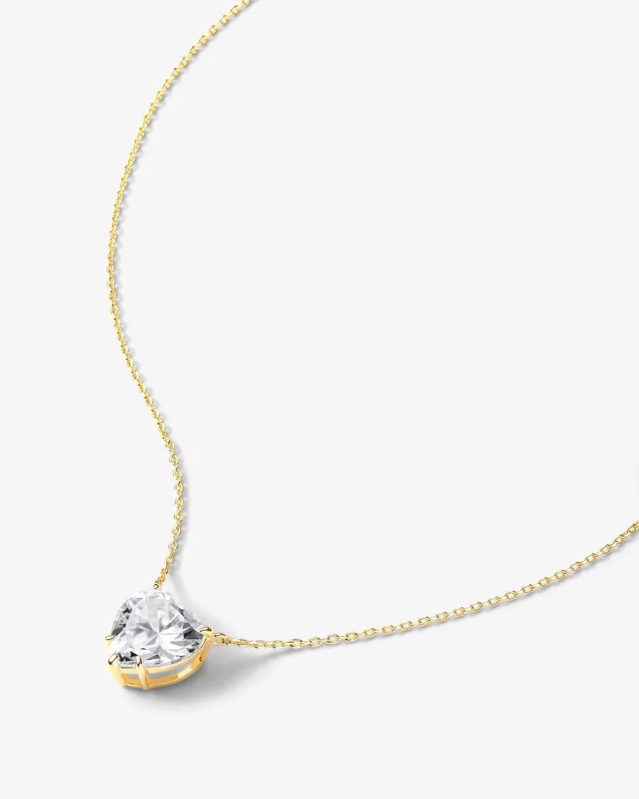 I Love You More Heart Necklace - ARTSY SILVER